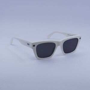 Off-White OERI13X VALDEZ 0107 Sunglasses White Square Frame, Dark Grey Lenses